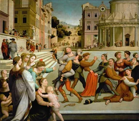 The Abduction of Dinah - Renaissance: The Abduction of Dinah av Bugiardini, Giuliano (1475-1554)