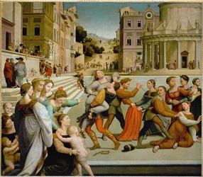 Våldtäkten av Dina, en målning som Fra Bartolomeo lämnade ofullbordad och som Bugiardini fullbordade 1531 (målning)