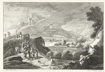 Landskap med begravningståg Italienska landskap (serietitel)