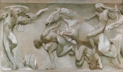 Från de stora upptäckterna, genom de dystra tiderna..., 1906.
