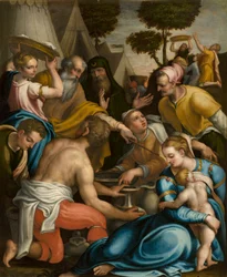 Kapellet av SS sakramentet, First Span North Side, Giulio Campi, Collection of Manna