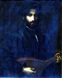 The Guitar Player (panel)