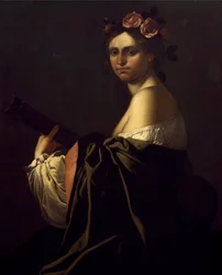 Sångerska spelar gitarr