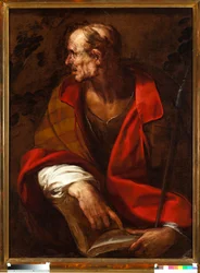 Representation av aposteln Saint Thomas