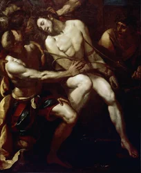 The Crowning with Thorns. Detalj. (olja på duk