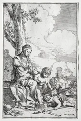 Helig familj med spädbarnet St. John