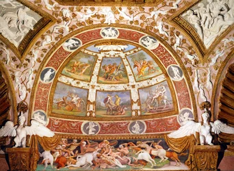 Örnkammaren, Palazzo del Te, Mantova, Italien