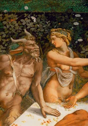 Nymf och satyr...