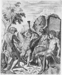 Konkurrensen mellan Apollo och Marsyas och Midas dom, 1562.