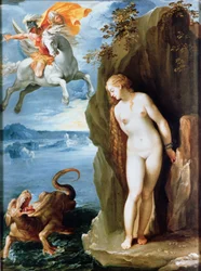 Perseus räddar Andromeda