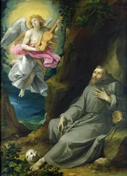 Den helige Franciskus av Assisis extas, ca 1593 (olja på duk)