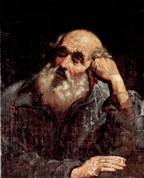 Porträtt av en Apore-målning av Giuseppe Antonio Petrini (1677-1757 / 8) Taggia, klostret San Domenico