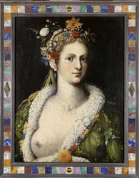 Flora meretrix, omkring 1590