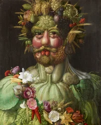 Vertumnus, porträtt, allegori