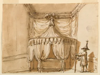 Sängalkov med figur