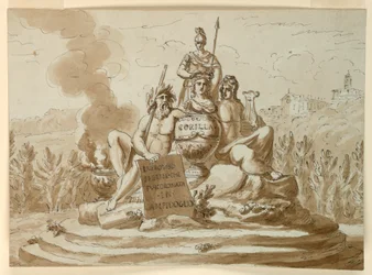 Gravmonument för poeten Maria Maddalena Morelli