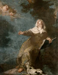 S:ta Margareta av Cortona (olja på duk)