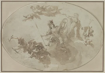 Takstudie: Allegory of Peace and War, ca. 1800 .