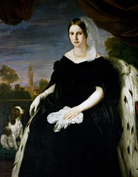 Porträtt av prinsessan Maria Antonia av de två Sicilierna (Palermo