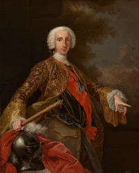 Porträtt av Karl (Carlos) III (1716-1788), roi d