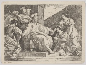 Kristus sittande predikar, 1766.
