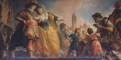Berättelsen om Gualtiero, greve av Angers, av Giuseppe Cades (1750-1799)