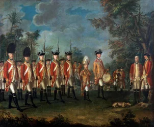 Lord George Lennox, överste vid 25th Regiment of Foot, ca 1771 (olja på duk)