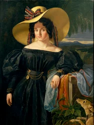 Porträtt av Carlotta Grifoni av Giuseppe Colzi De Cavalcanti