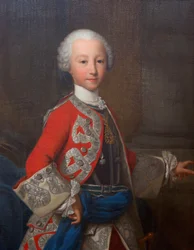 Porträtt av Karl Emmanuel IV av Sardinien, av Giuseppe Dupra (1703-1784), olja på duk, 97, 8x79, 5 cm