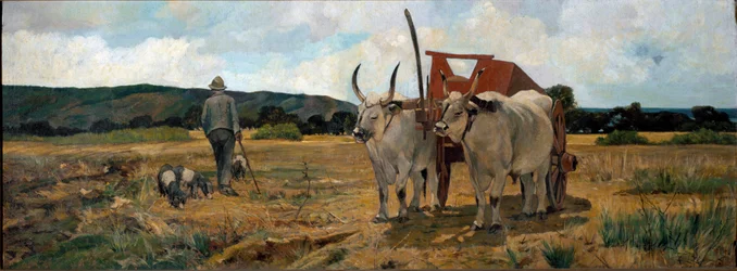 Landskap i Maremma (olja på duk