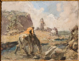 Forden (olja på plywood)
