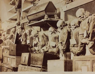 Detalj av kapucinerbrödernas katakomber i Palermo