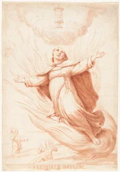 Der heilige Paschal Baylon in Ekstase