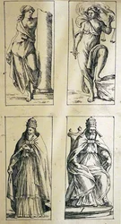 Tarotkort från 1600-talet av Giuseppe Maria Mitelli