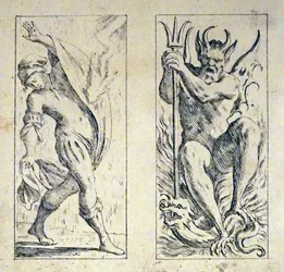Tarotkort från 1600-talet av Giuseppe Maria Mitelli