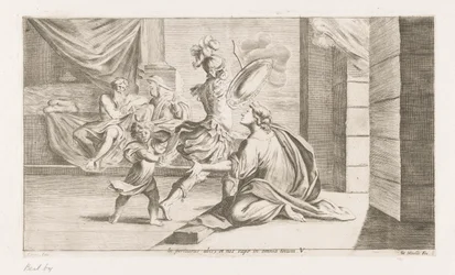 Aeneas avgår voor de strijd Om du är på väg att gå under, kommer du att gå och hänföra oss i allt (titel på objekt) Omzwervingen van Aeneas (serietitel) L