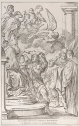 Plåt 11: Saint William of Aquitaine, 1678.