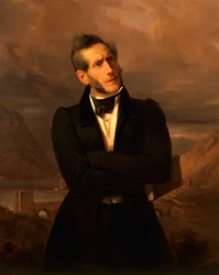 Porträtt av Alessandro Manzoni (Milano