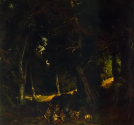 Gypsy Encampment, av Giuseppe Palizzi