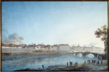 General Napoleon Bonapartes (1769-1821) inträde i Nice, fransmännens första högkvarter den 28 mars 1796 Akvarell av Giuseppe Pietro Bagetti (1764-1831) 1796 Sön. 0,54x0,82 m Nice, Museum of Art and History - Entry of General Napoleon Bonaparte (17)