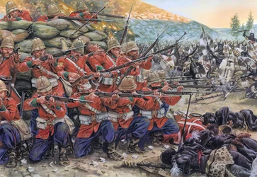 Anglo-zulukriget: Slaget vid Rorke