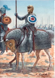 Cataphract och Clibanarii i det senromerska riket