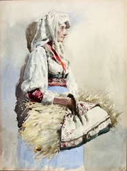 Italiensk bondekvinna
