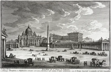 Basilica of Saint Peters, Vatikanen, c.1753