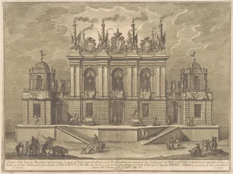 Seconda Macchina för Chinea 1775: A Bull-fight, 1775.