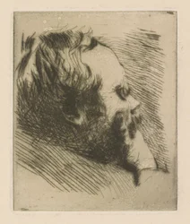 Porträtt av Edgar Degas