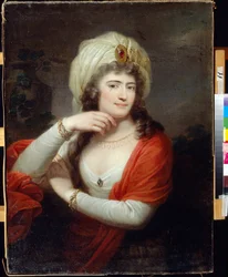 Porträtt av Alexandra Branicka (f. Engelhardt