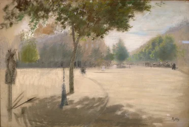 Soligt torg (olja på duk)
