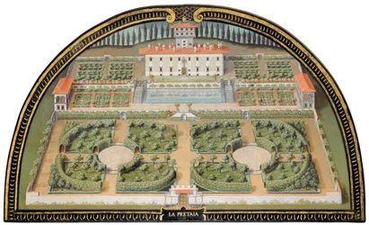 Villa Medicea La Petraia (medeltida kärna, säte för familjen Brunelleschi; 1575–89 för Ferdinando I