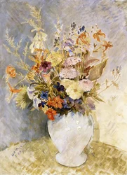Blandade blommor